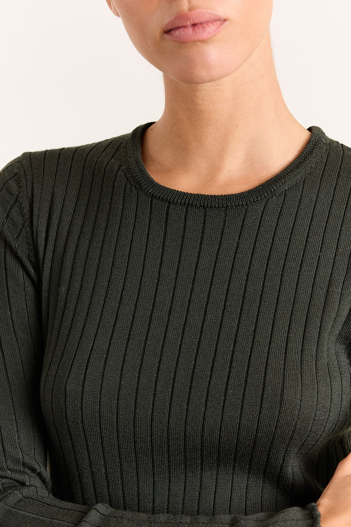 Dana Rib Merino Military