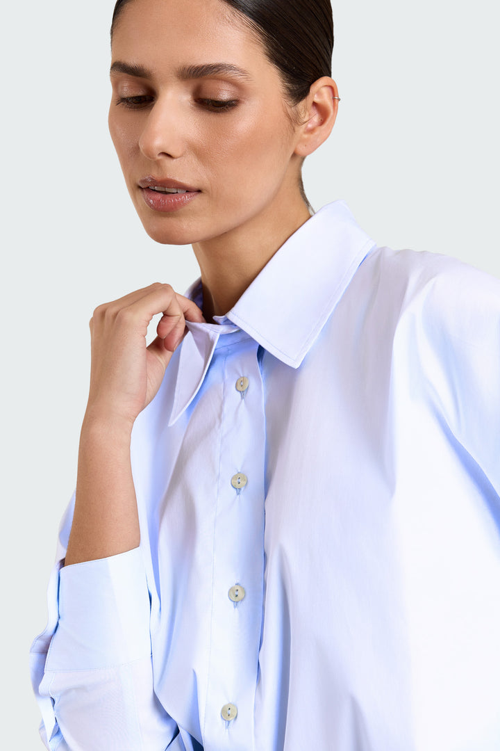 Florence Shirting Light Blue
