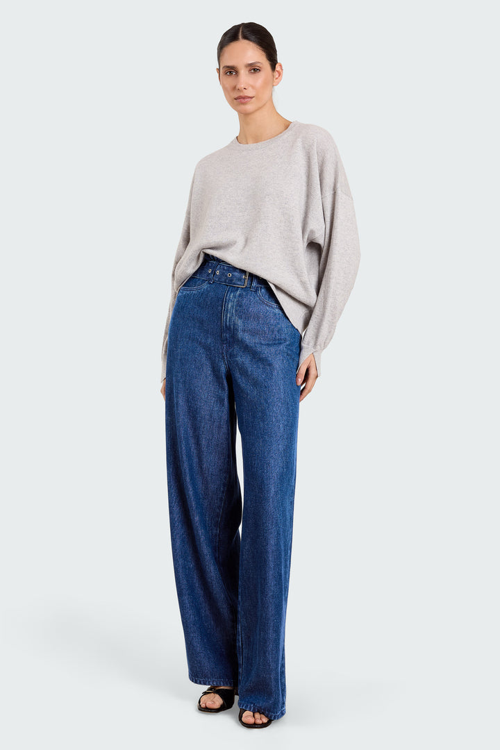 Coby Cashmere Merino Grey Melange