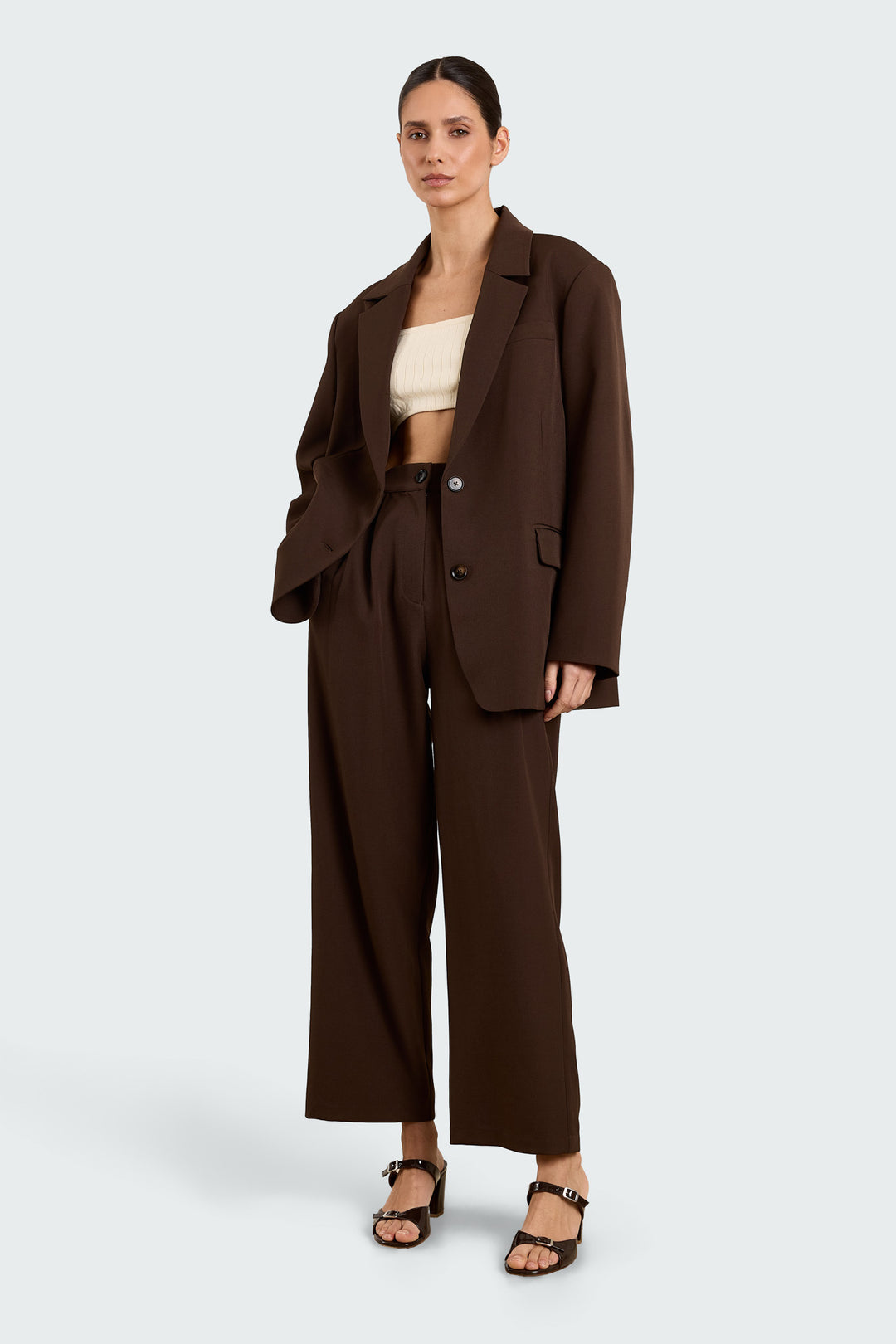 Bennie Uni Suiting Brown