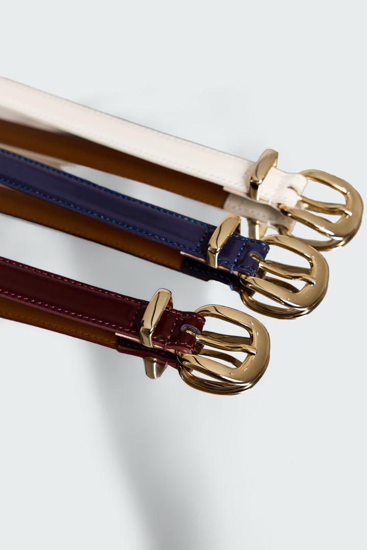 Albin Shiny Leather Burgundy