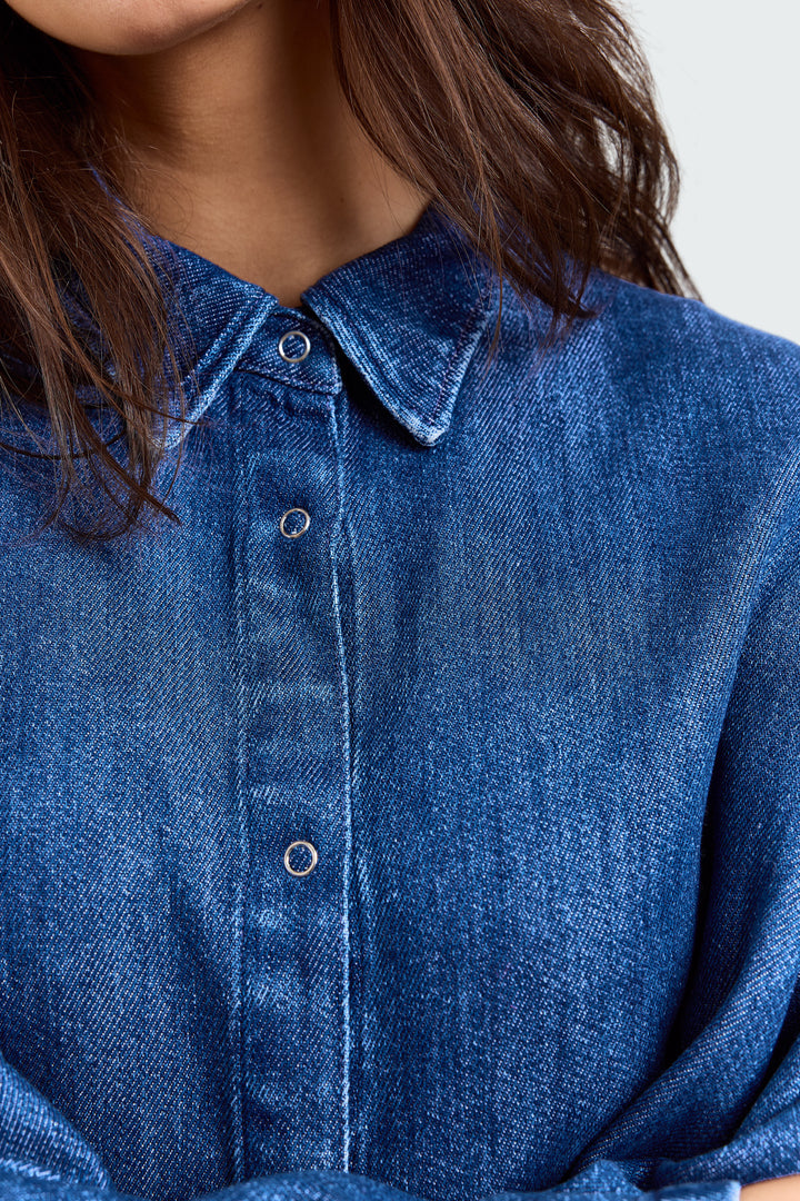 Alma Light Weight Denim Vintage blue