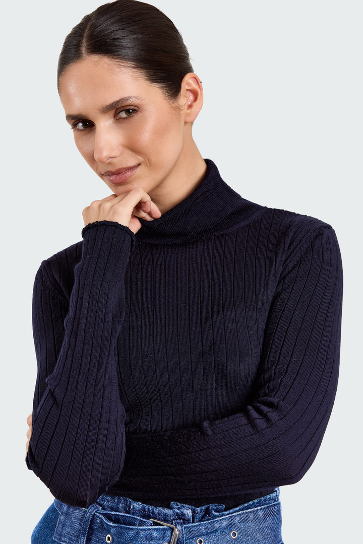 Dahlia Extrafine Merino Navy
