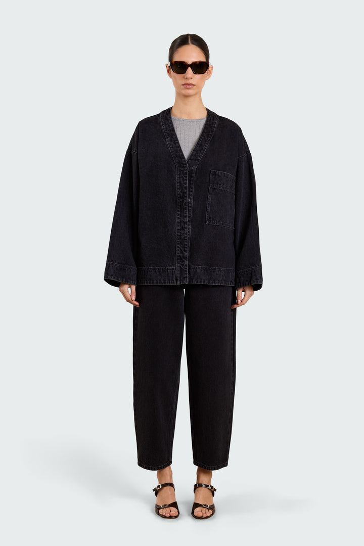 Frode Rigid Denim Black