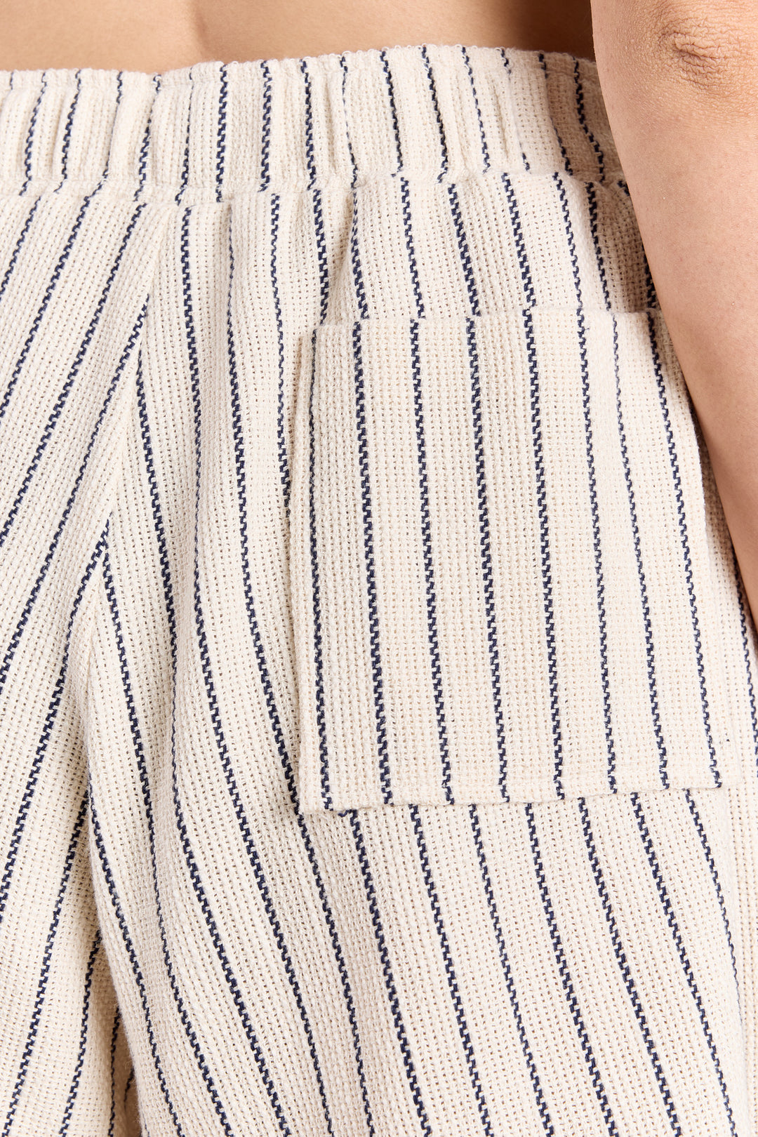 Maxime Loose Woven Stripe Navy