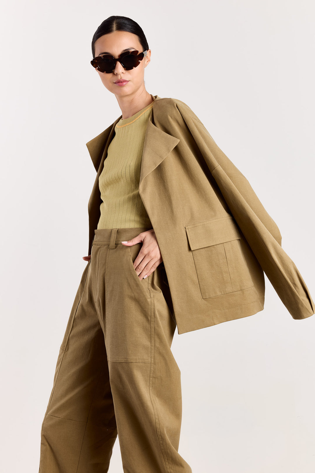 Jane Cargo Twill Olive
