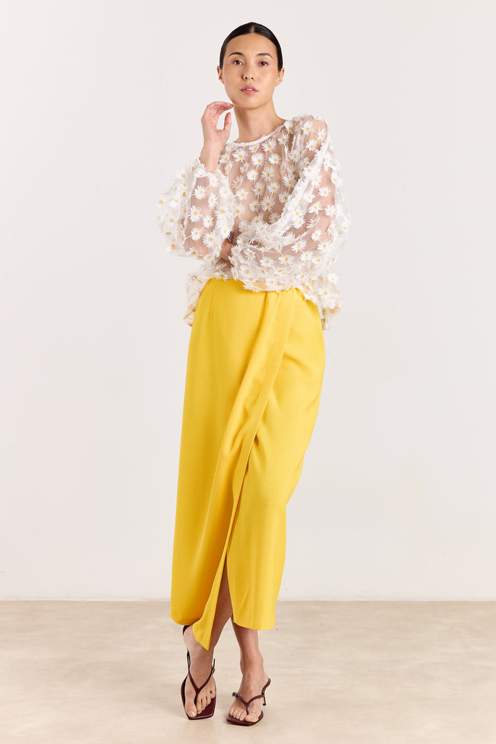 Lizzie Sheer Daisy White