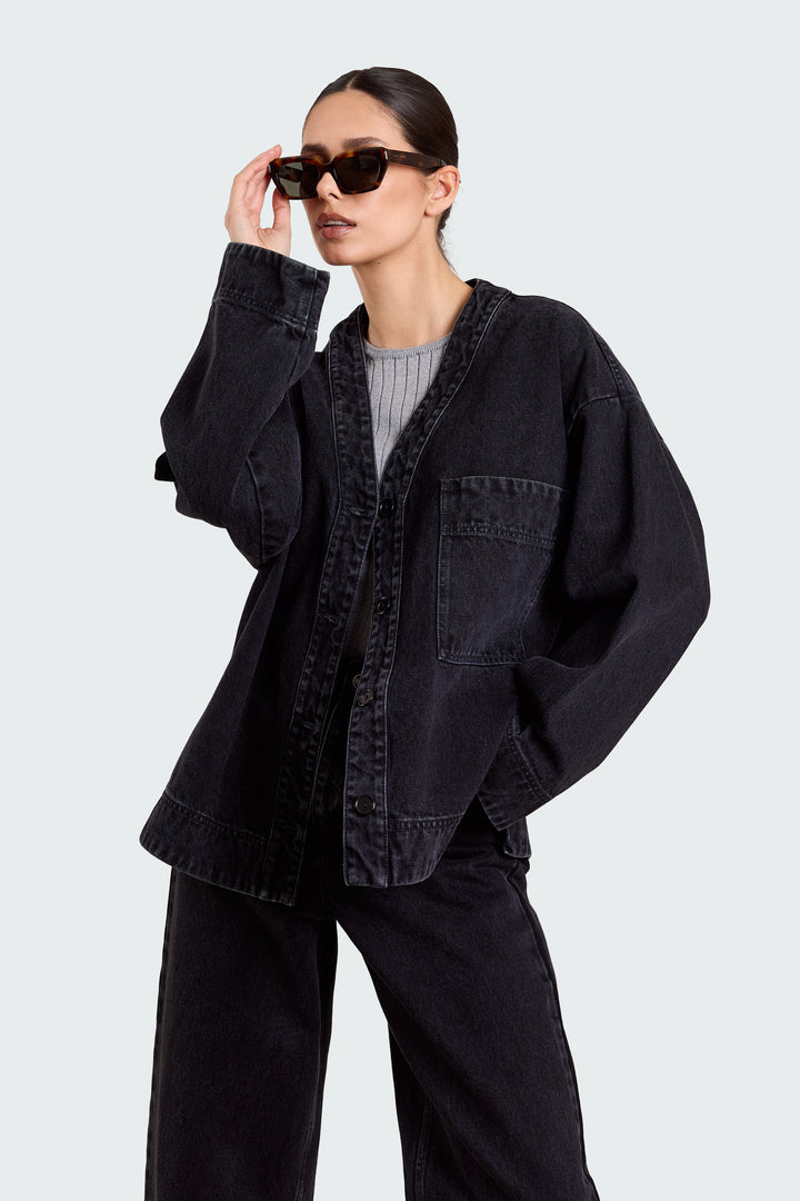 Frode Rigid Denim Black
