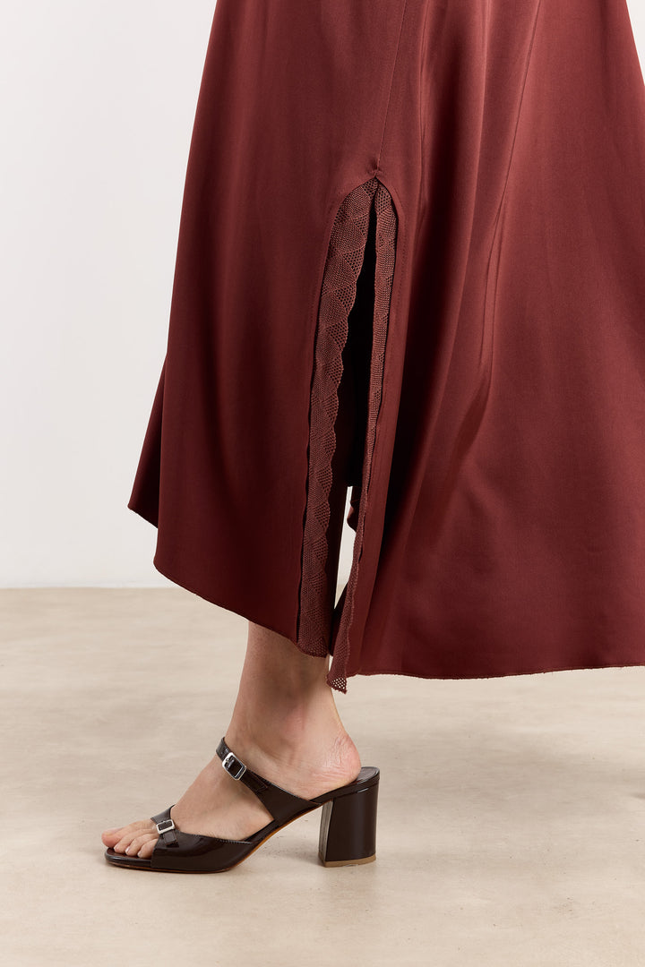 Janine Uni Acetate Cranberry