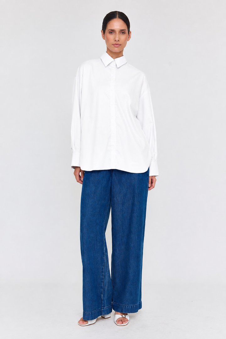 Arla Iron Shirting White