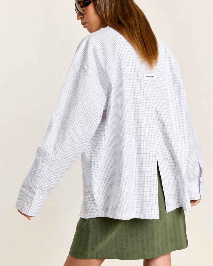 Lulu Summer Shirting Blue Check
