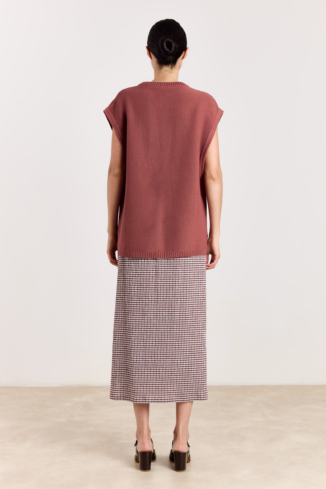 Ashley Summer Knit Marsala Red