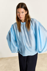 Iza Silky Voile Light Blue