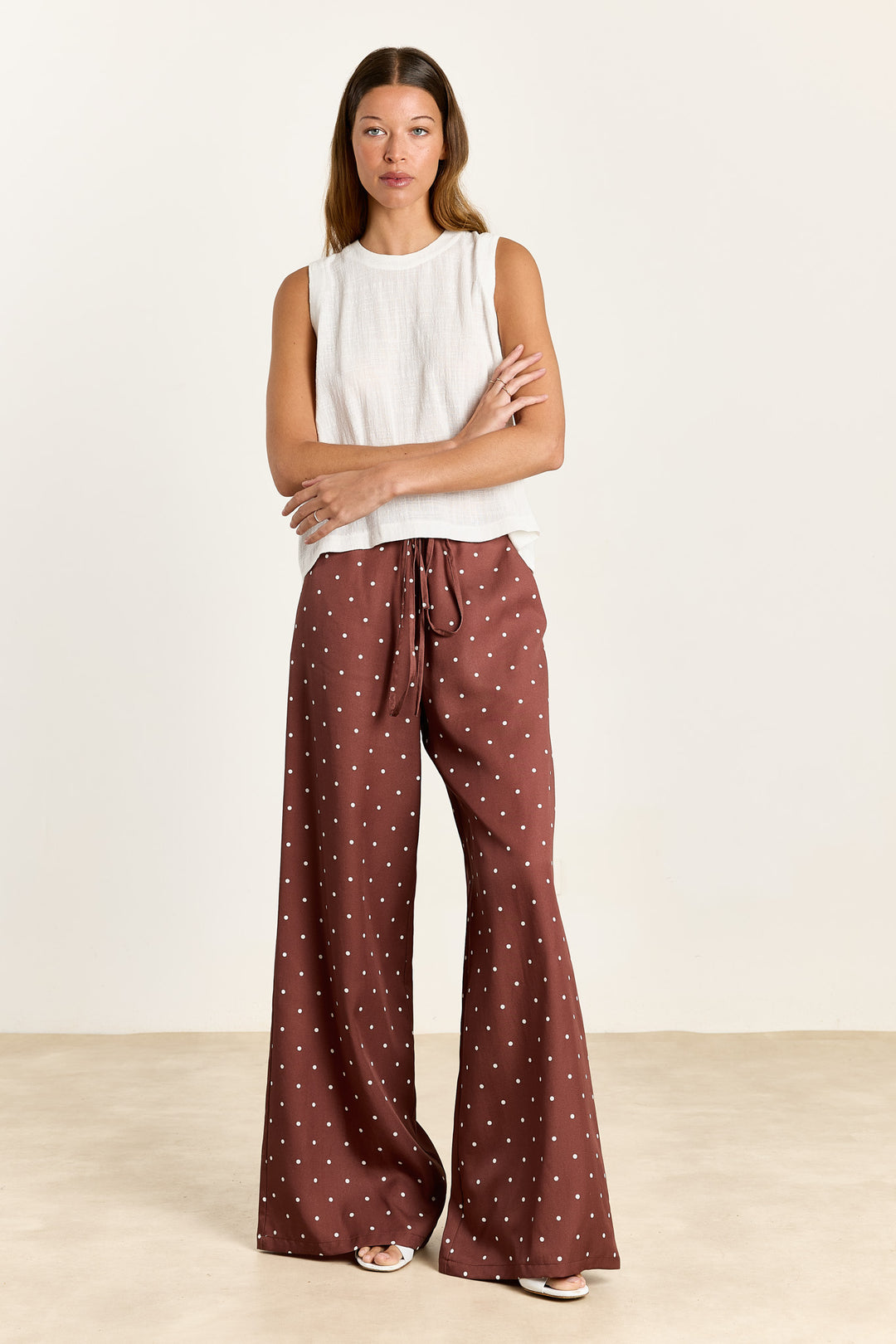 Millie Double Gauze White