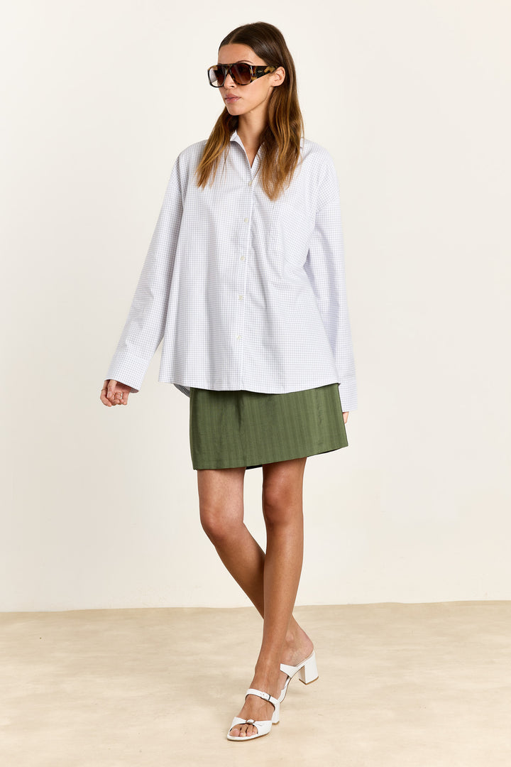 Jenny Plain Woven Pesto