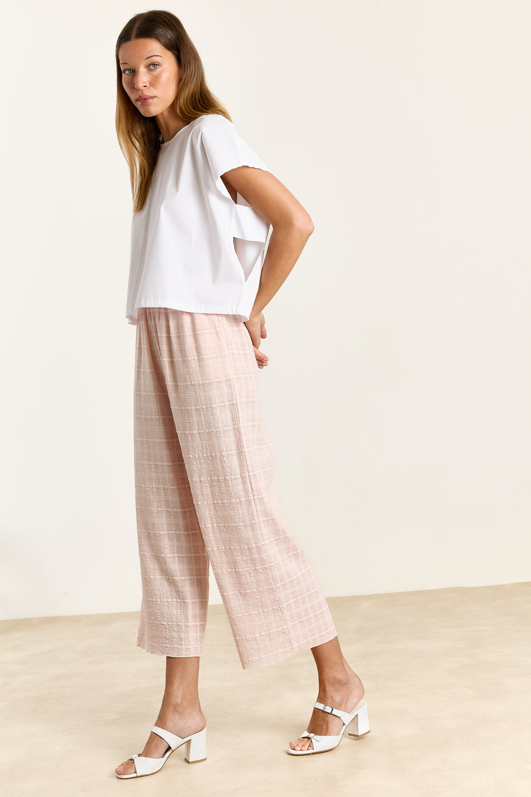 Esmeralda Summer Shirting White