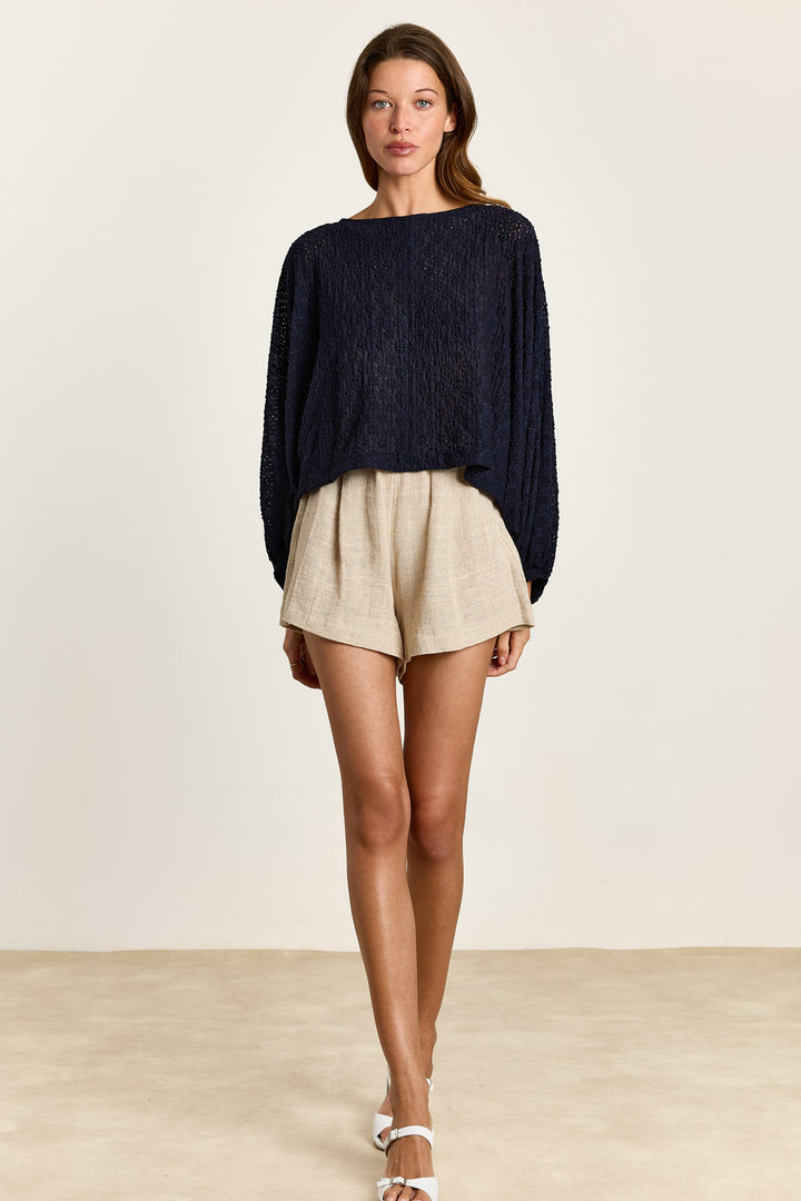 Simona Cotton Linnen Gauze Natural