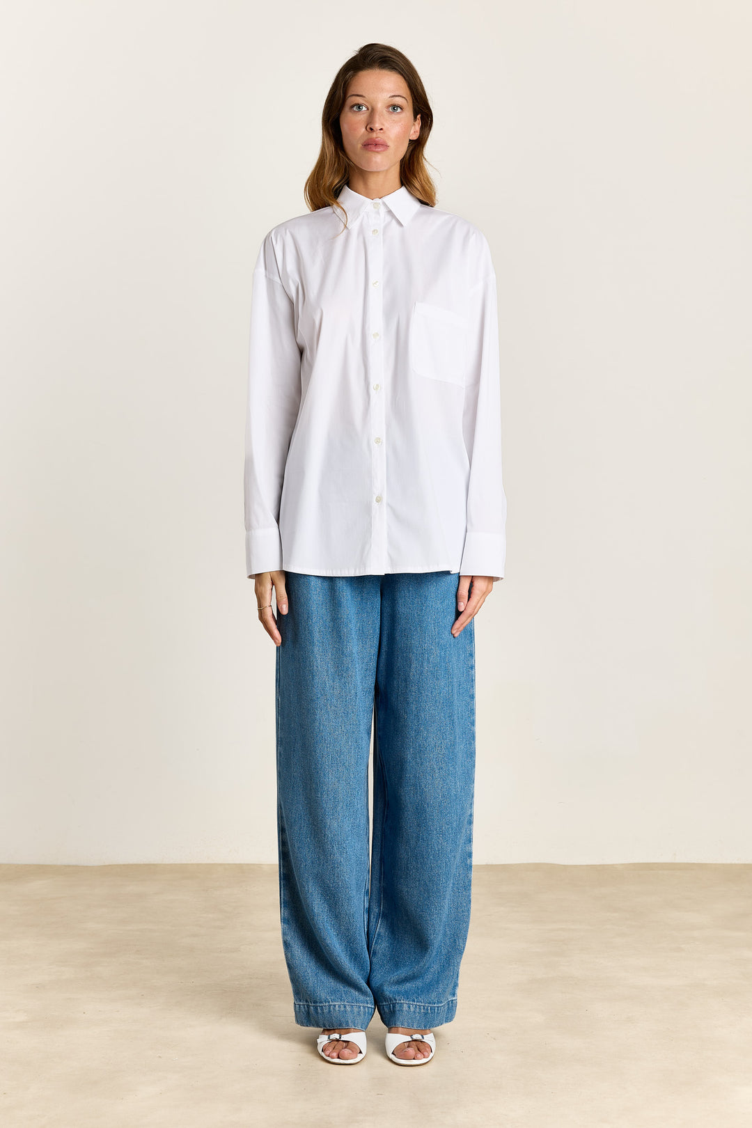 Lulu Summer Shirting White