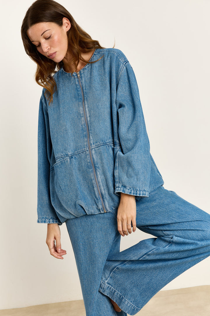 Carla Light Weight Denim Vintage blue