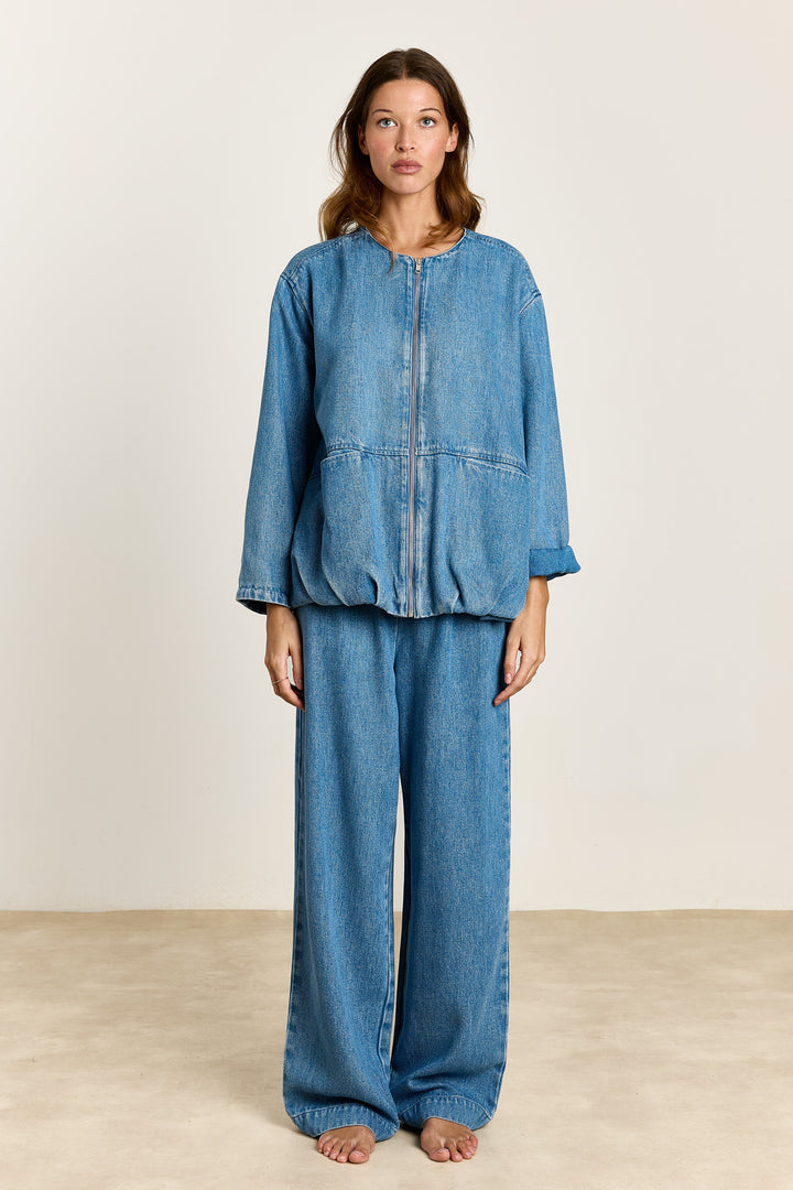 Carla Light Weight Denim Vintage blue