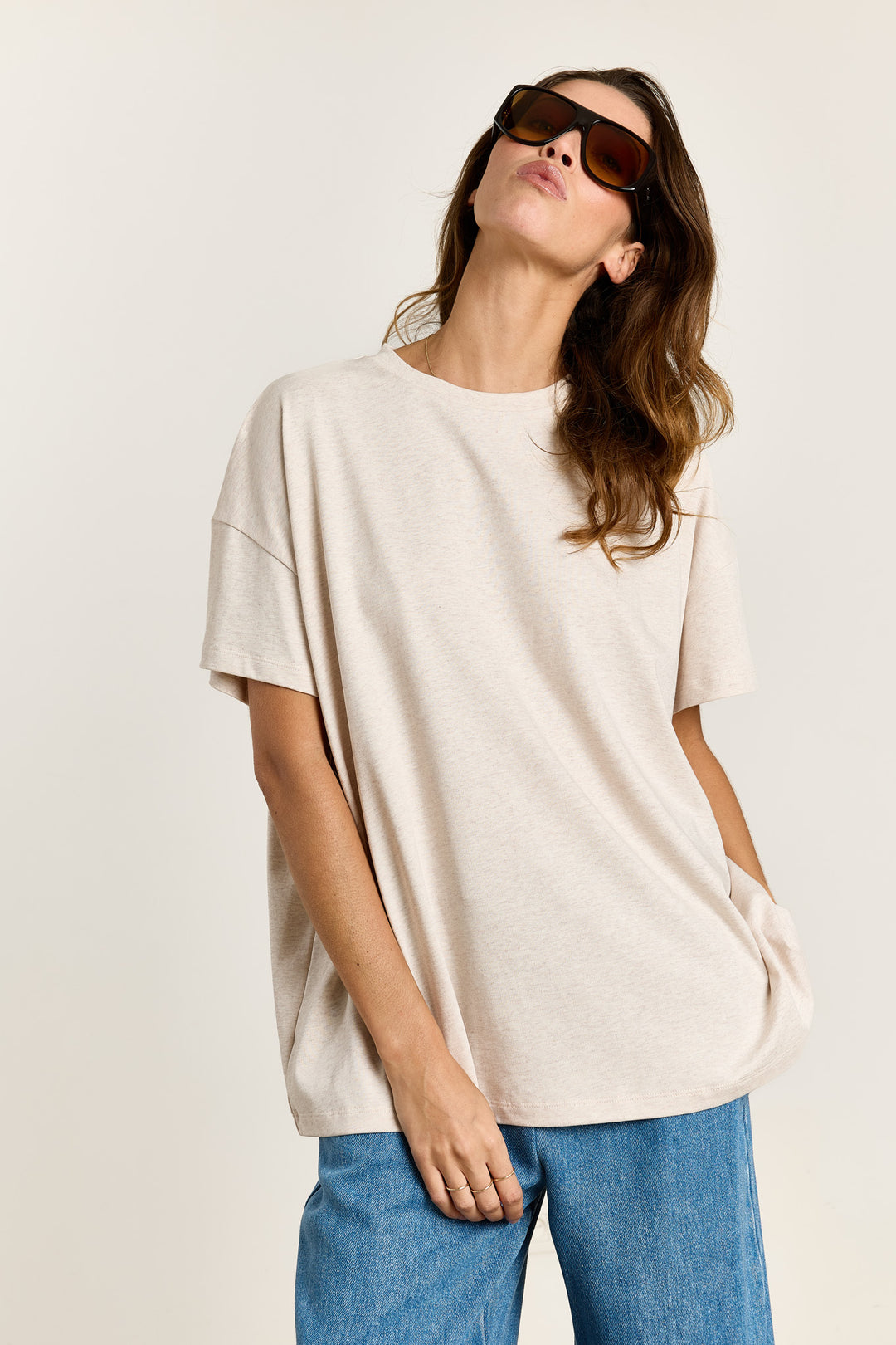 Zazou Cotton Jersey Natural Raw