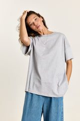Zazou Cotton Jersey Light Grey