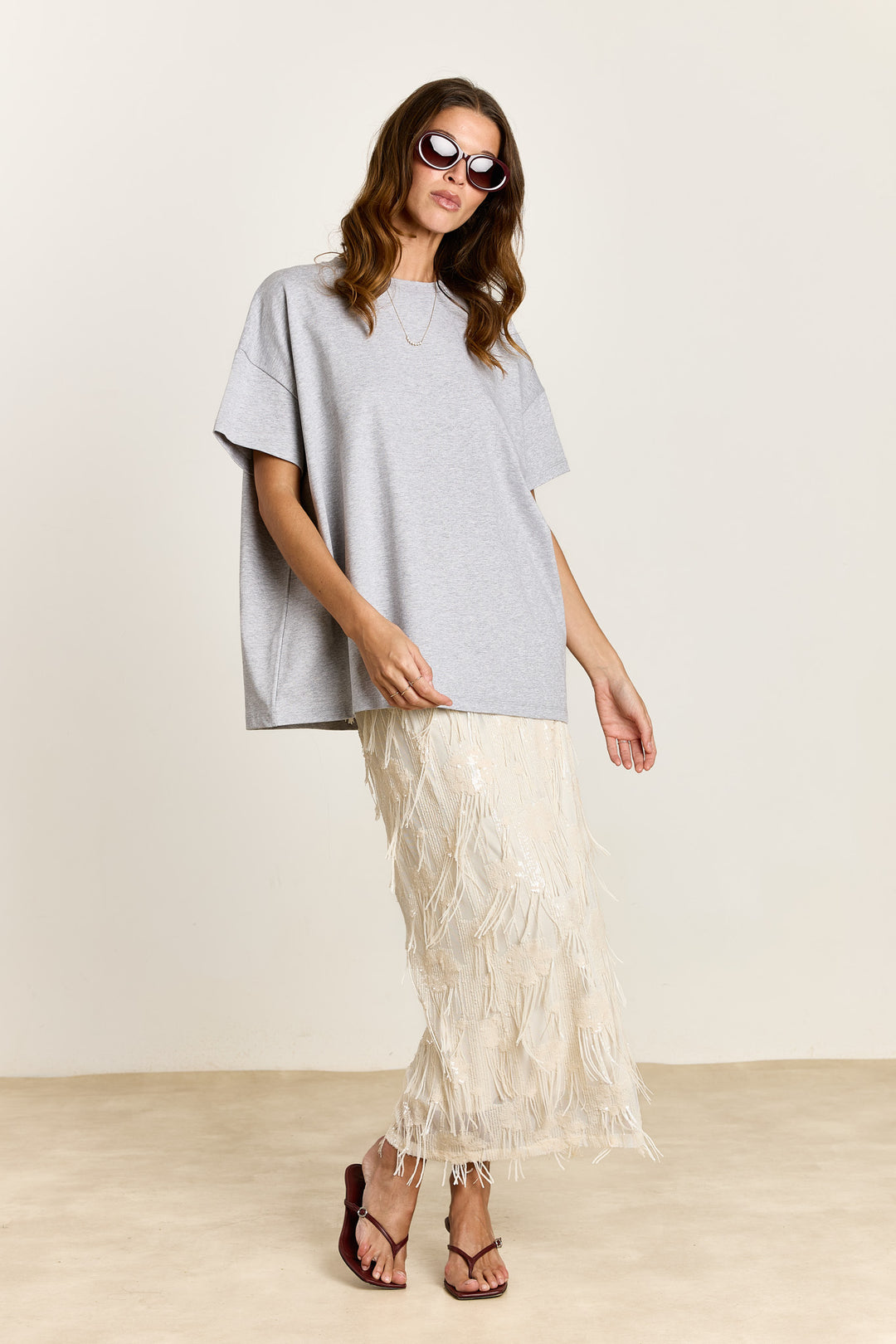 Zazou Cotton Jersey Light Grey