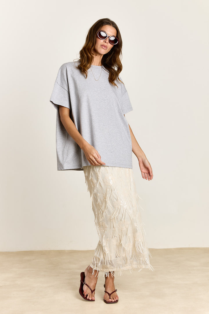 Zazou Cotton Jersey Light Grey