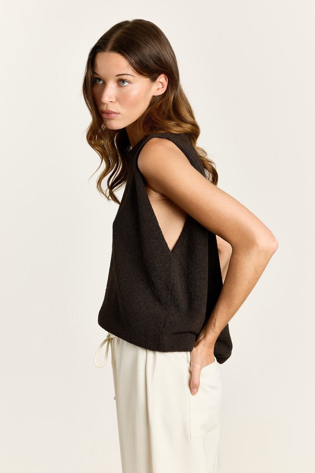 Adelina Cotton Boucle Dark chocolat