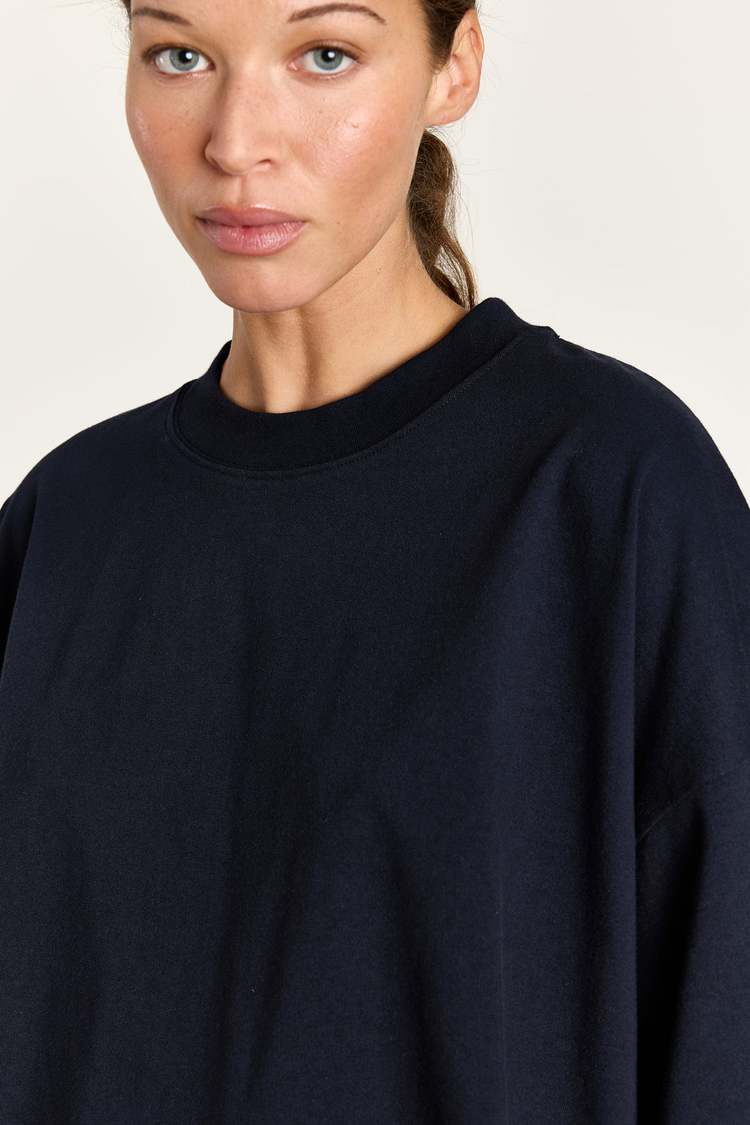 Amy Cotton Jersey Navy