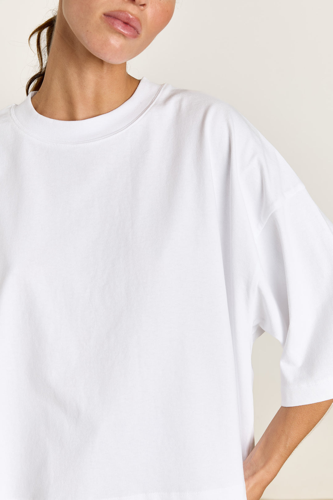Amy Cotton Jersey White