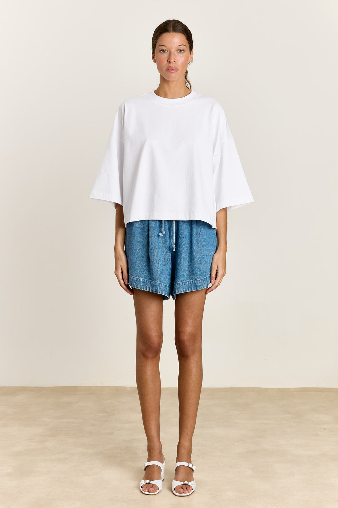 Amy Cotton Jersey White