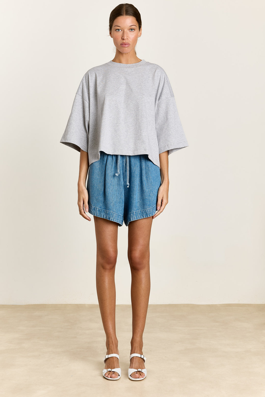 Amy Cotton Jersey Light grey