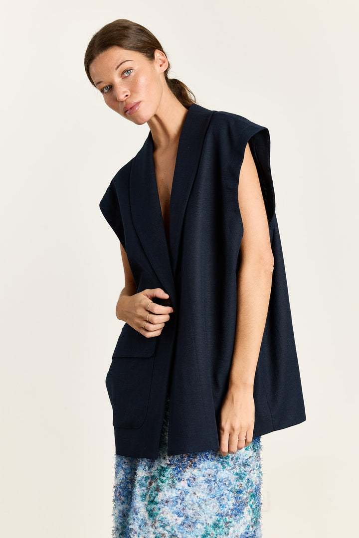 Taylor Summer Linnen Cotton Navy