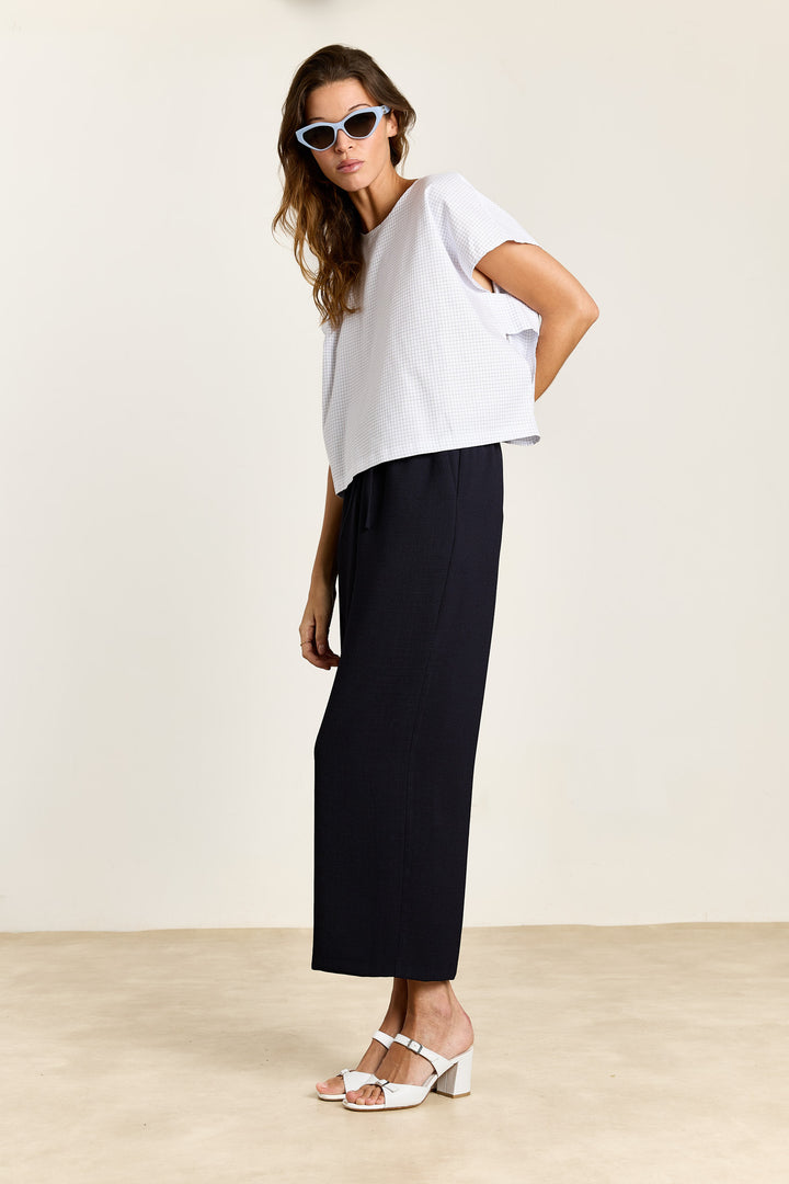 Esmeralda Summer Shirting Blue Check