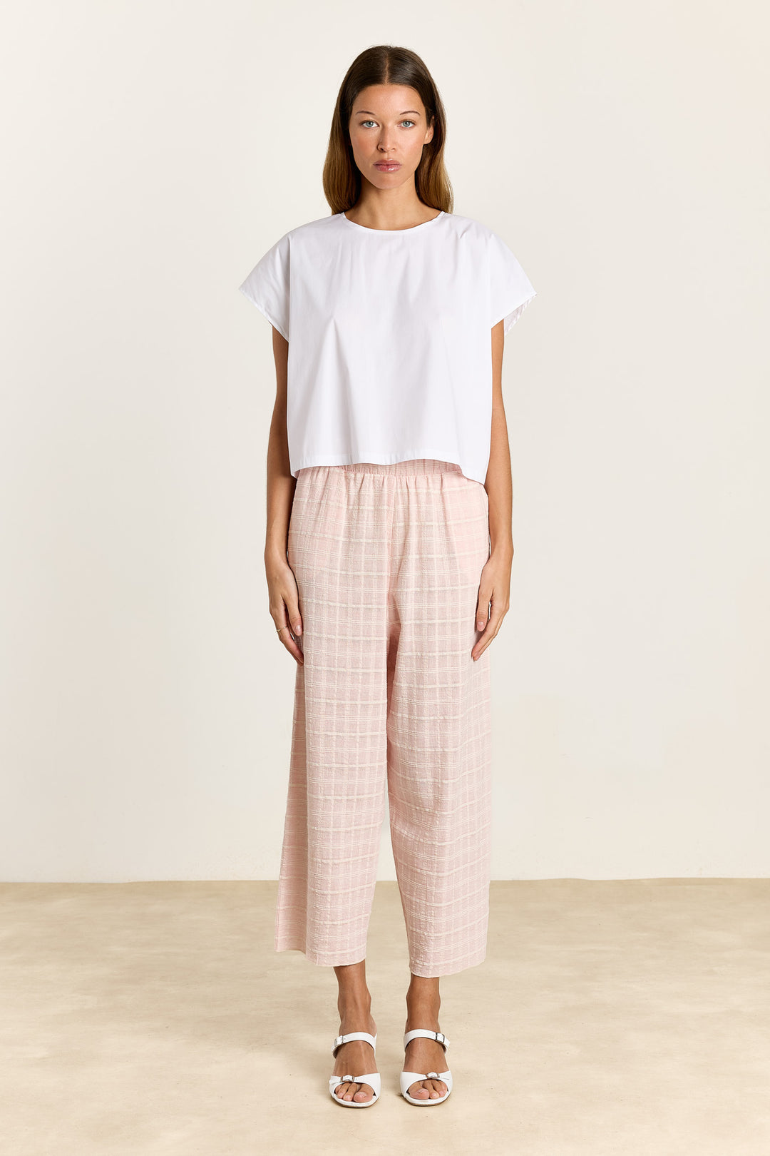 Esmeralda Summer Shirting White