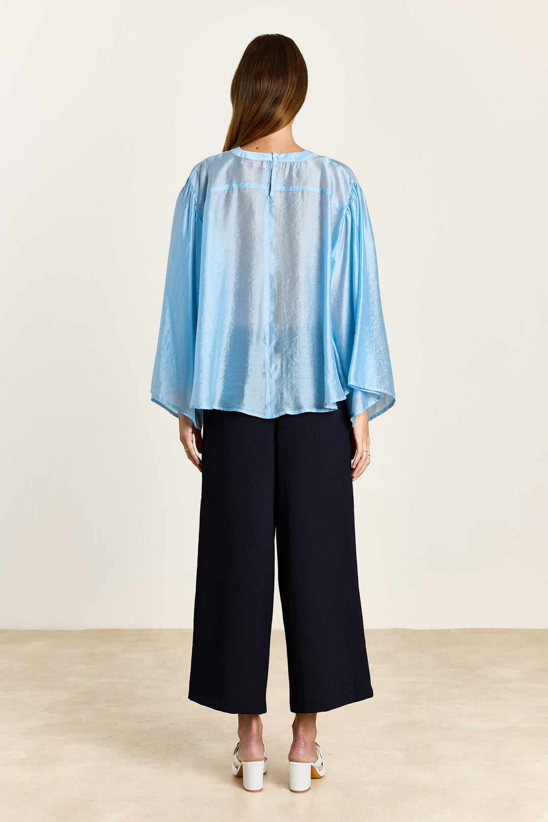 Iza Silky Voile Light Blue