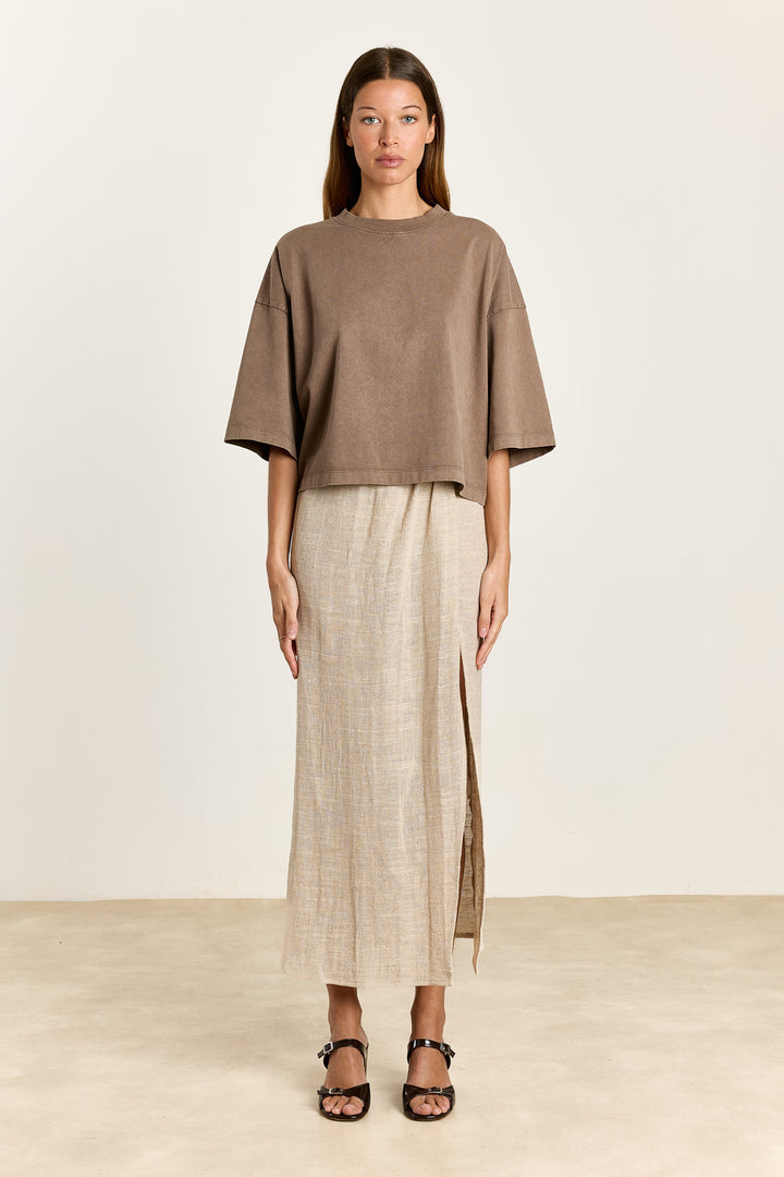 Fara Cotton Linnen Gauze Natural