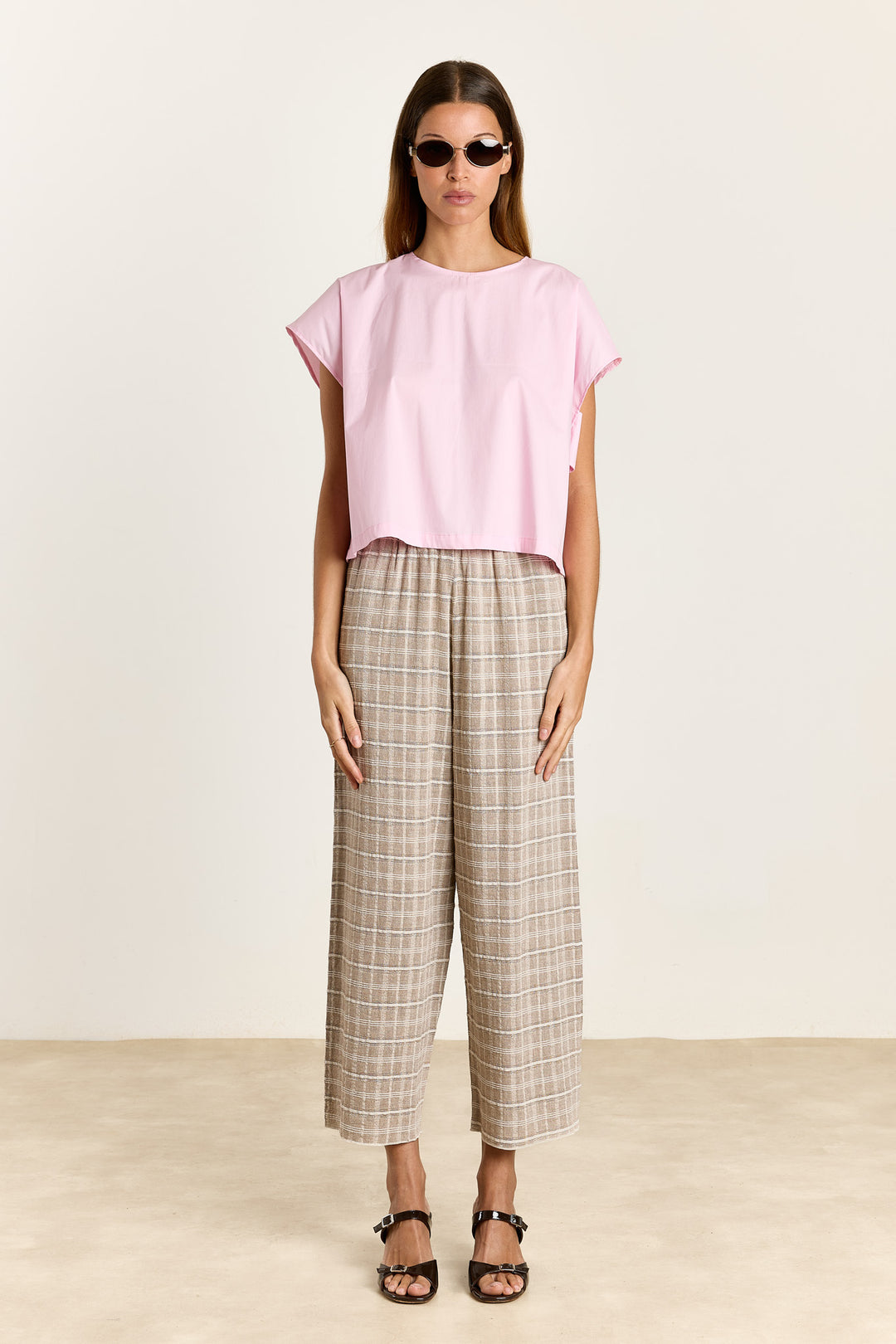 Esmeralda Summer Shirting Poppy pink