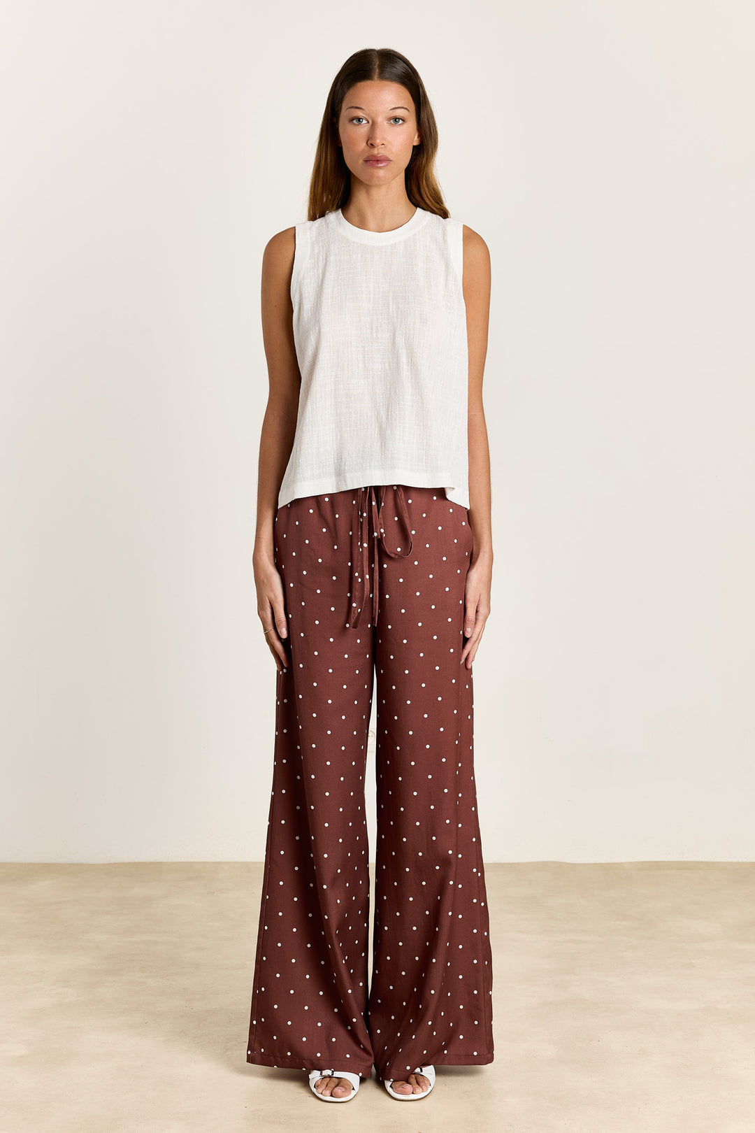 Millie Double Gauze White
