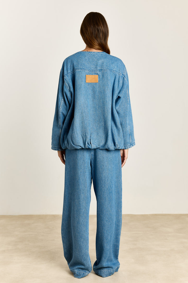 Carla Light Weight Denim Vintage blue