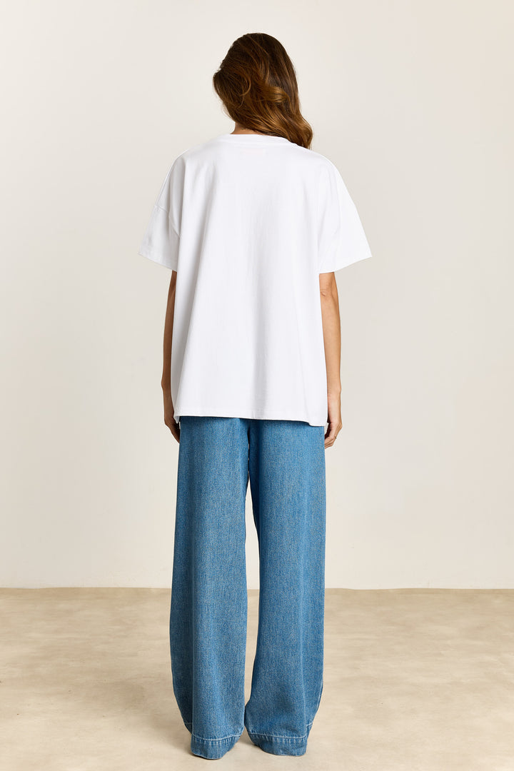 Zazou Cotton Jersey White
