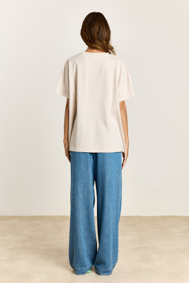 Zazou Cotton Jersey Natural Raw