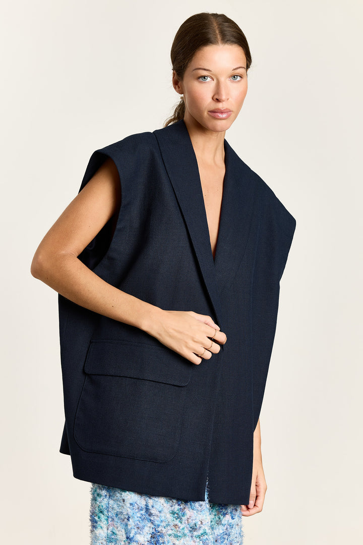 Taylor Summer Linnen Cotton Navy