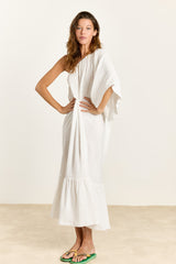 Farida Double Gauze White