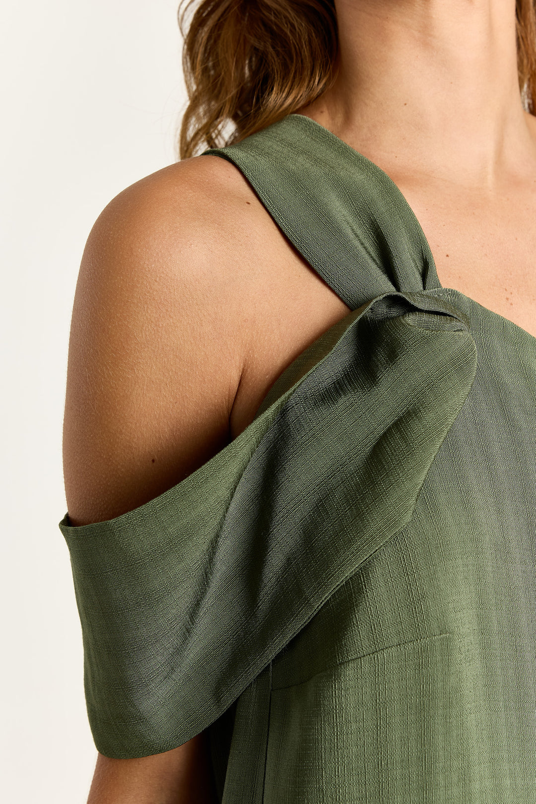 Fernanda Plain Woven Pesto