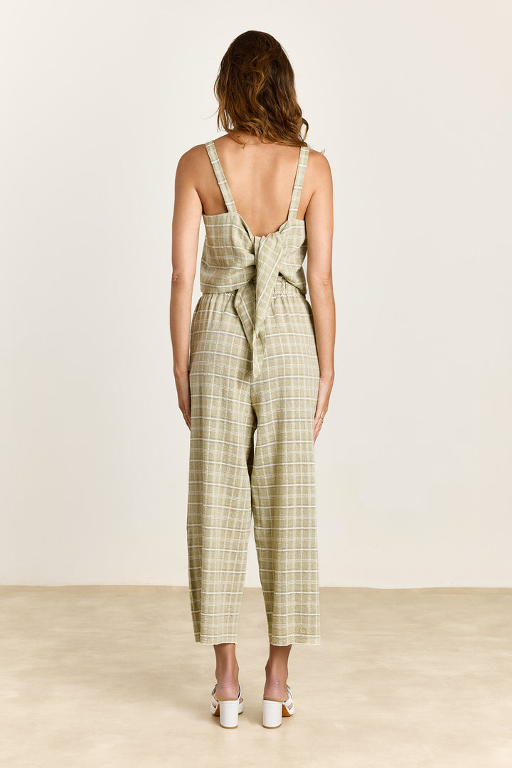 Willa Structured Check Sage