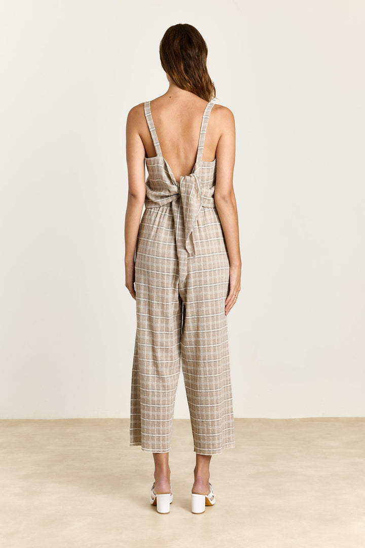 Willa Structured Check Cocoa