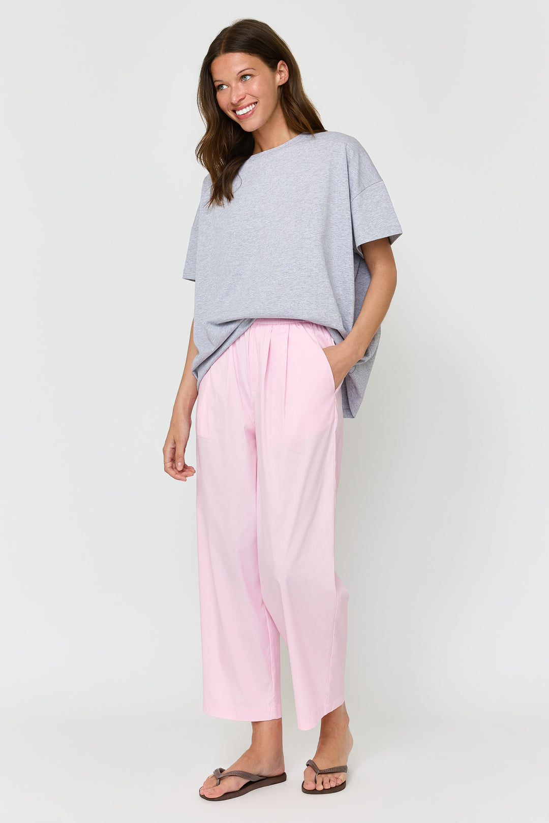 Whitney Summer Shirting Poppy Pink