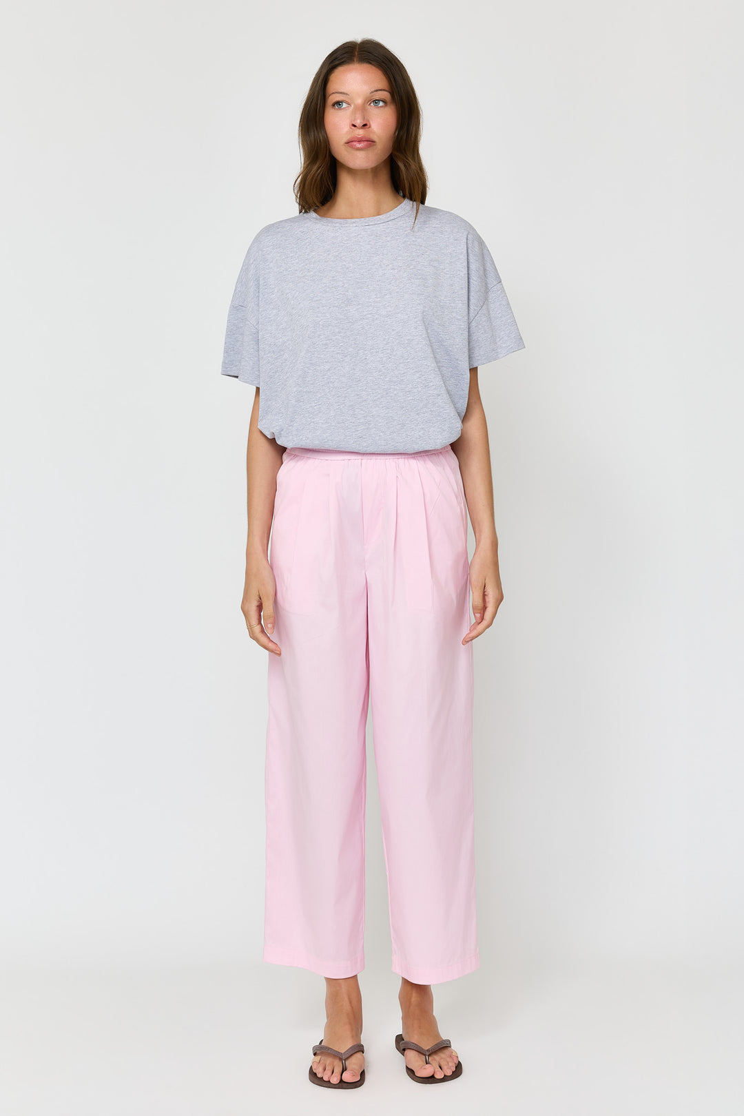Whitney Summer Shirting Poppy Pink